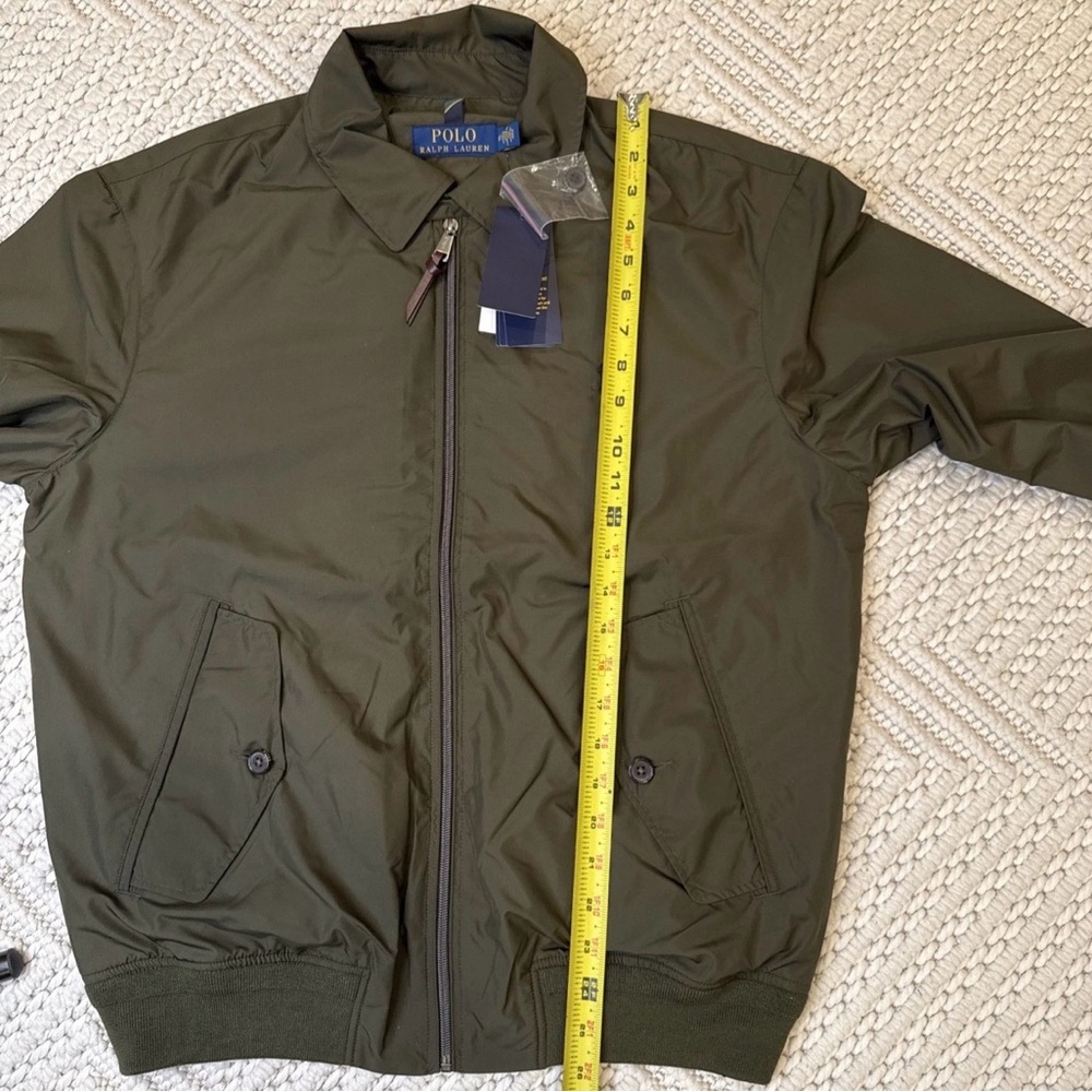 Ralph Lauren Packable Windbreak Jacket Olive Medi… - image 5
